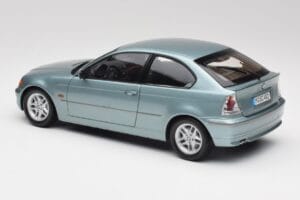 BMW 325Ti E46 Compact ライトブルー メタリック Kyosho 1:18 80430024439 メタル - 画像 7/8