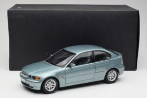 BMW 325Ti E46 Compact ライトブルー メタリック Kyosho 1:18 80430024439 メタル - 画像 8/8