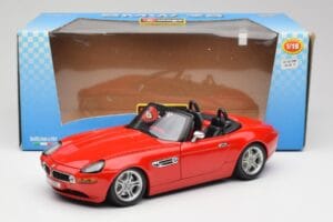 BMW Z8 E52 レッド Bburago 1:18 Z8001 メタル - 画像 8/8