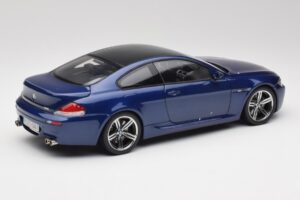 BMW M6 E63 ブルー Kyosho 1:18 80430413351 メタル - 画像 3/8