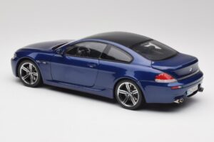 BMW M6 E63 ブルー Kyosho 1:18 80430413351 メタル - 画像 7/8