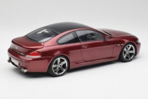BMW M6 E63 レッド Kyosho 1:18 80430398134 メタル - 画像 3/8