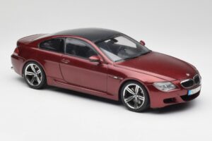 BMW M6 E63 レッド Kyosho 1:18 80430398134 メタル - 画像 6/8