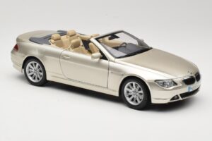 BMW 6 Series E64 カブリオレ Mineral Silver Metallic Kyosho 1:18 80430153437 メタル - 画像 7/9