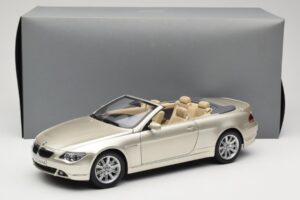 BMW 6 Series E64 カブリオレ Mineral Silver Metallic Kyosho 1:18 80430153437 メタル - 画像 9/9