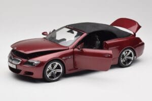 BMW M6 E64 カブリオレ レッド Kyosho 1:18 80430417423 メタル - 画像 2/8