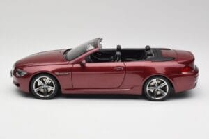BMW M6 E64 カブリオレ レッド Kyosho 1:18 80430417423 メタル - 画像 4/8