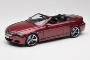 BMW M6 E64 カブリオレ レッド Kyosho 1:18 80430417423 メタル