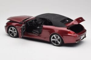 BMW M6 E64 カブリオレ レッド Kyosho 1:18 80430417423 メタル - 画像 5/8