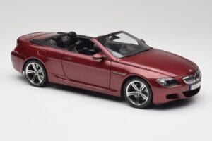 BMW M6 E64 カブリオレ レッド Kyosho 1:18 80430417423 メタル - 画像 6/8