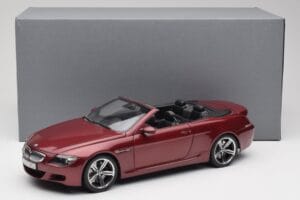 BMW M6 E64 カブリオレ レッド Kyosho 1:18 80430417423 メタル - 画像 8/8