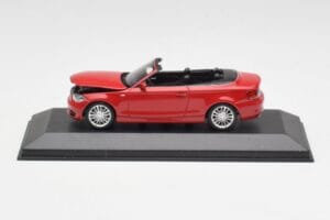 BMW 1シリーズ E88 カブリオレ クリムゾンレッド Minichamps 1:43 431026230 メタル - 画像 5/5