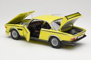 BMW 3.0 CSL E9 イエロー Minichamps 1:18 180029028 メタル - 画像 5/8