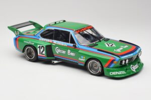 BMW 3.5 CSL E9 Gruppe 5 #12 H. Quester / G. Nilsson Zeltweg Winner 1976 Minichamps 1:18 180762012 メタル - 画像 6/8