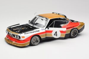 BMW 3.5 CSL E9 Gruppe 5 #4 J. Fitzpatrick / T. Walkinshaw Silverstone Winner 1976 Minichamps 1:18 180762004 メタル - 画像 2/8
