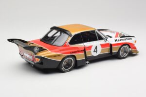 BMW 3.5 CSL E9 Gruppe 5 #4 J. Fitzpatrick / T. Walkinshaw Silverstone Winner 1976 Minichamps 1:18 180762004 メタル - 画像 3/8