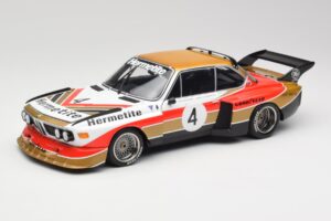 BMW 3.5 CSL E9 Gruppe 5 #4 J. Fitzpatrick / T. Walkinshaw Silverstone Winner 1976 Minichamps 1:18 180762004 メタル