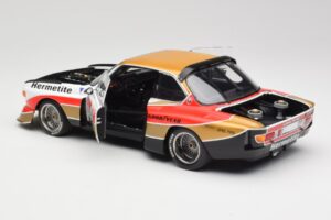 BMW 3.5 CSL E9 Gruppe 5 #4 J. Fitzpatrick / T. Walkinshaw Silverstone Winner 1976 Minichamps 1:18 180762004 メタル - 画像 5/8