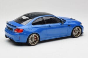 BMW M2 F87 CS ミサノブルー & ゴールドホイール Minichamps 1:18 155021027 メタル - 画像 2/6