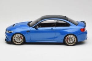 BMW M2 F87 CS ミサノブルー & ゴールドホイール Minichamps 1:18 155021027 メタル - 画像 3/6
