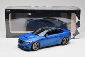 BMW M2 F87 CS ミサノブルー & ゴールドホイール Minichamps 1:18 155021027 メタル - 画像 6/6