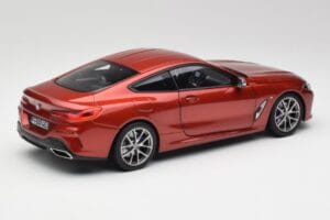 BMW M850i G15 オレンジ メタリック Norev 1:18 183285 メタル - 画像 3/8
