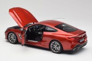 BMW M850i G15 オレンジ メタリック Norev 1:18 183285 メタル - 画像 5/8