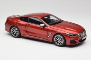 BMW M850i G15 オレンジ メタリック Norev 1:18 183285 メタル - 画像 6/8