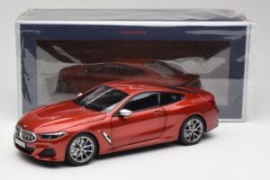 BMW M850i G15 オレンジ メタリック Norev 1:18 183285 メタル - 画像 8/8