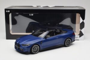 BMW M4 G82 カブリオレ Frozen Portimao Blue Minichamps 1:18 155021030 メタル - 画像 6/6