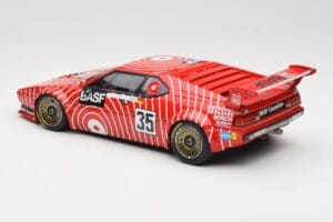BMW M1 BASF GS Sport #35 H-J. Stuck / H. Heyer 6 Hours of Silverstone 1981 Minichamps 1:18 155812935 メタル - 画像 5/6