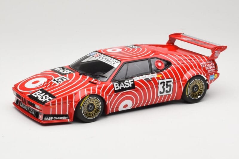 BMW M1 BASF GS Sport #35 H-J. Stuck / H. Heyer 6 Hours of Silverstone 1981 Minichamps 1:18 155812935 メタル