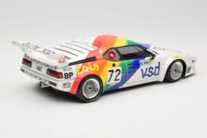 BMW M1 #72 BMW France Zol Auto B. Rousselot / J. Servanin 24 Hours of Le Mans 1981 Minichamps 1:18 180812972 メタル - 画像 3/8