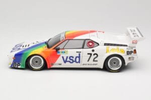 BMW M1 #72 BMW France Zol Auto B. Rousselot / J. Servanin 24 Hours of Le Mans 1981 Minichamps 1:18 180812972 メタル - 画像 4/8