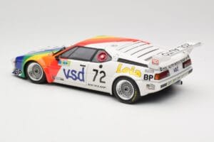BMW M1 #72 BMW France Zol Auto B. Rousselot / J. Servanin 24 Hours of Le Mans 1981 Minichamps 1:18 180812972 メタル - 画像 7/8