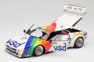 BMW M1 #72 BMW France Zol Auto B. Rousselot / J. Servanin 24 Hours of Le Mans 1981 Minichamps 1:18 180812972 メタル - 画像 8/8