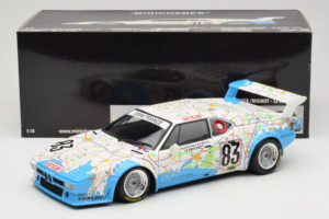 BMW M1 Carte de France #83 D. Pironi / D. Quester 24 Hours of Le Mans 1980 Minichamps 1:18 180802983 メタル - 画像 8/8