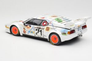 BMW M1 #83 Danner Bayern C. Danner / L. Oberndorfer 24 Hours of Le Mans 1981 Minichamps 1:18 80430306592 メタル - 画像 7/8