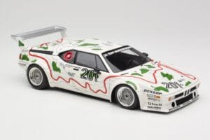 BMW M1 Procar #201 BMW Motorsport H. Stuck / N. Piquet 1000km Nürburgring 1980 Minichamps 1:18 180802901 メタル - 画像 6/8