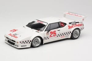 BMW M1 #25 Red Lobster D. Cowart / K. Miller LA Times GP Riverside 1981 Minichamps 1:18 180812925 メタル