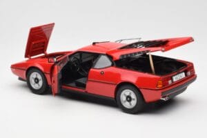 BMW M1 レッド Norev 1:18 183220 メタル - 画像 5/8