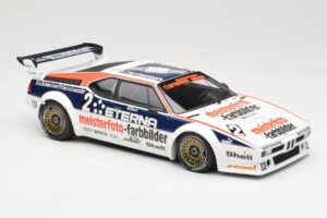 BMW M1 Schnitzer #2 H-J. Stuck Winner Deutsche Automobil Rennsport Trophy Zolder 1982 Minichamps 1:18 155822902 メタル - 画像 4/6