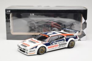 BMW M1 Schnitzer #2 H-J. Stuck Winner Deutsche Automobil Rennsport Trophy Zolder 1982 Minichamps 1:18 155822902 メタル - 画像 6/6