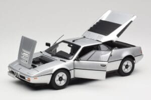 BMW M1 シルバー メタリック Norev 1:18 183226 メタル - 画像 2/8