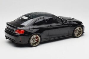 BMW M2 CS F87 ブラックメタリック ゴールドホイール Minichamps 1:18 155021021 メタル - 画像 2/6