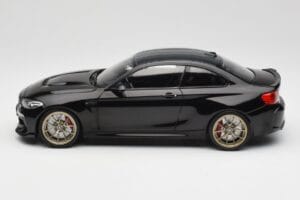 BMW M2 CS F87 ブラックメタリック ゴールドホイール Minichamps 1:18 155021021 メタル - 画像 3/6