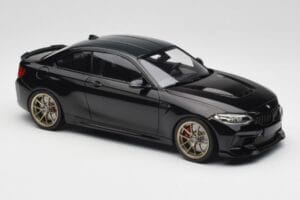 BMW M2 CS F87 ブラックメタリック ゴールドホイール Minichamps 1:18 155021021 メタル - 画像 4/6