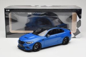 BMW M2 CS F87 ブルーメタリック ブラックホイール Minichamps 1:18 155021022 メタル - 画像 6/6