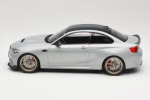 BMW M2 CS F87 シルバー ゴールドホイール Minichamps 1:18 155021028 メタル - 画像 3/6