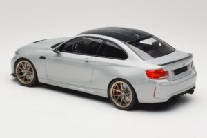 BMW M2 CS F87 シルバー ゴールドホイール Minichamps 1:18 155021028 メタル - 画像 5/6